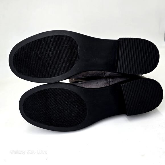 JUSTFAB Reena Over The Knee Boots Gray Faux Suede Women's 8.5 - Picture 8 of 10